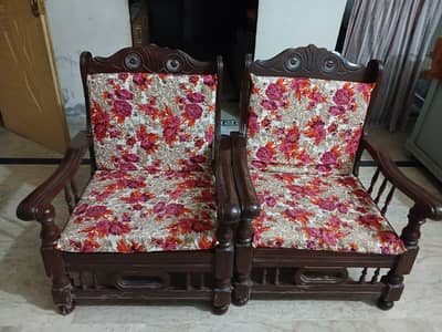 Wooden chair sofa