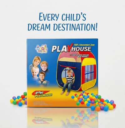 Portable Kids Play Tent House – Best Gift for Boys & Girls