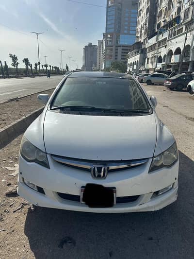 Civic reborn hybrid pedal white color