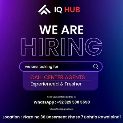 Urgent staff required for call center