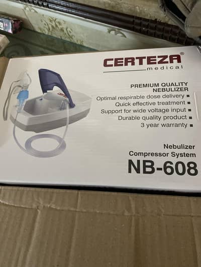 Certeza NB-608 Compressor Nebulizer | Only twice Used | Complete Box