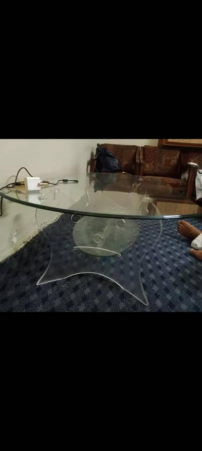 glass table