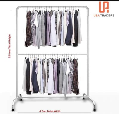 double layer clothing stand high quality free delivery cash on deliver