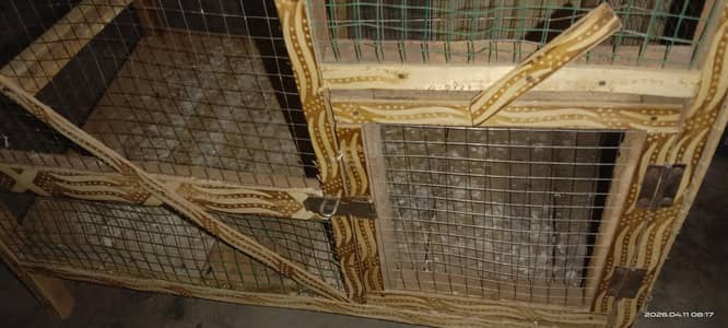 Strong net best for birds. Pinjra mazboot hai