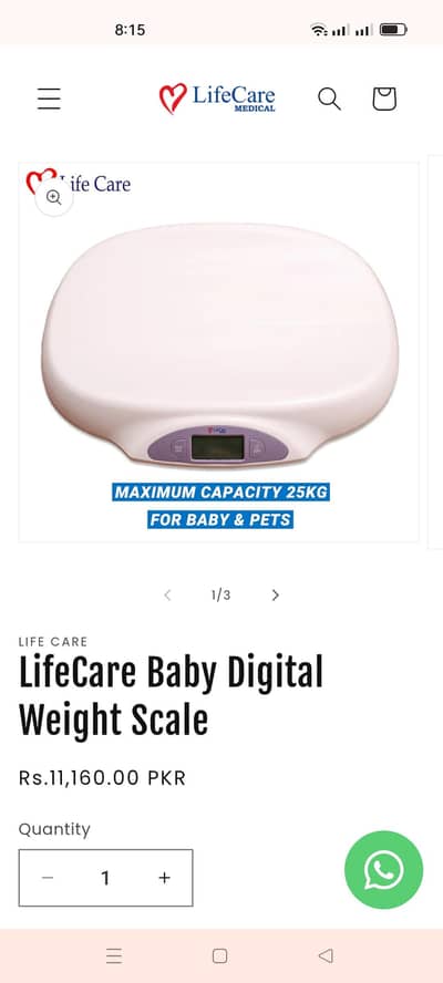 Baby Digital Weight Mechine Life Care
