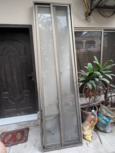 107 inch by 30 inch aluminum window