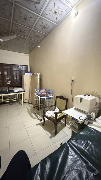 Running clinic for rent at main feroze pur road on main kahna nau