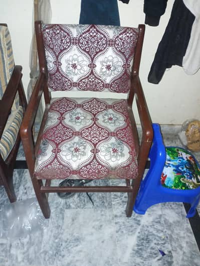 wooden 3 chair for sale