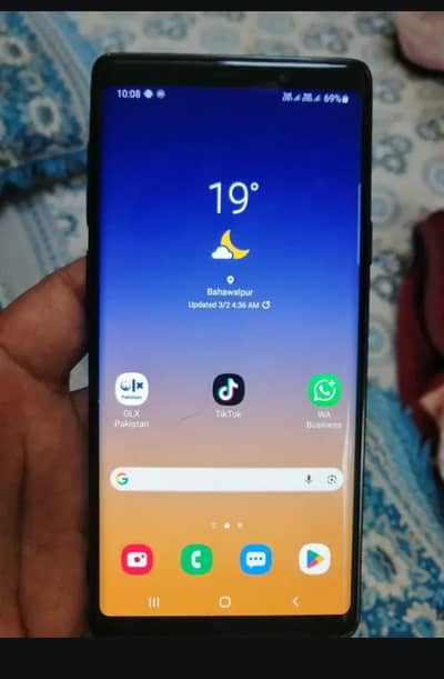 Samsung note 9 8gb ram 512gb rom