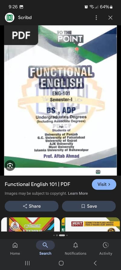 Functional english, eng-101, semester 1