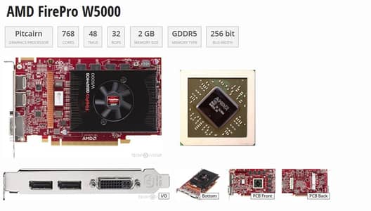 AMD Firepro W5000 2gb (gaming & working)