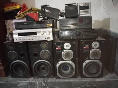 Home Theater 7.1 Dolby Atmos Amplifier & Speaker Japan Company