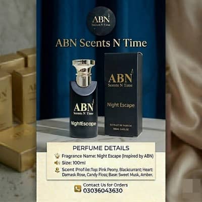 Perfume| perfumes| Night Escape BY ABN | FRAGRANCES