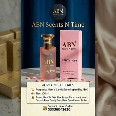 Candy Rose BY ABN | Perfumes| Fragrances| 50mL