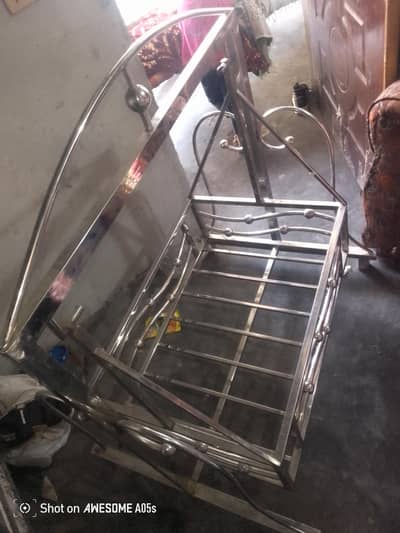 baby jhola brand new pure steel  15 kg