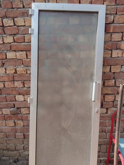 Aluminum glass casement doors