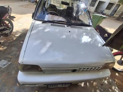 Mehran vx with golden registered number