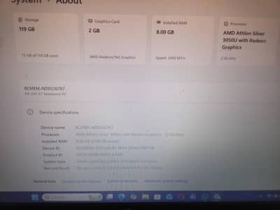 hp 255 g7 notebook PC with 2gb graphics card