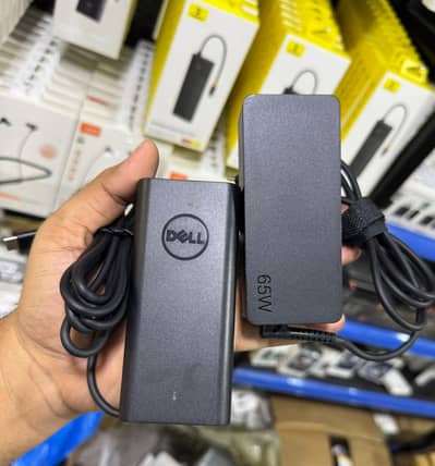 Hp DELL LENOVO TYPE C  laptop charger 65w 130w Hp blue pin 90w charger