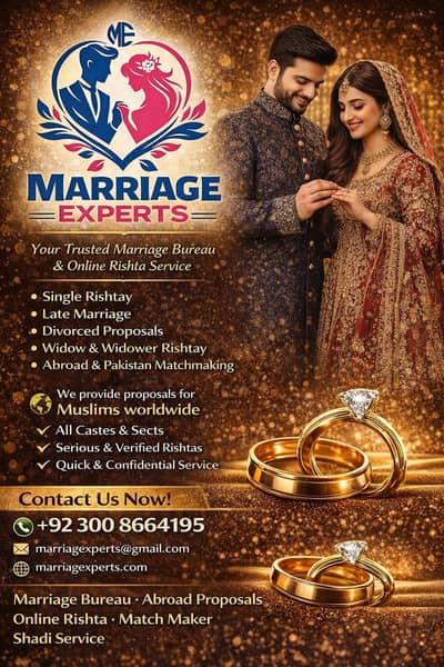 Trusted Marriage Experts – Rishta Services Available