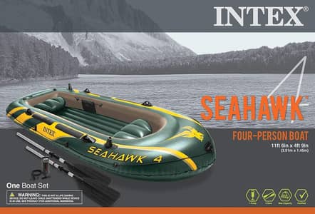 Intex Seahowk 4 person Boat Inflatable