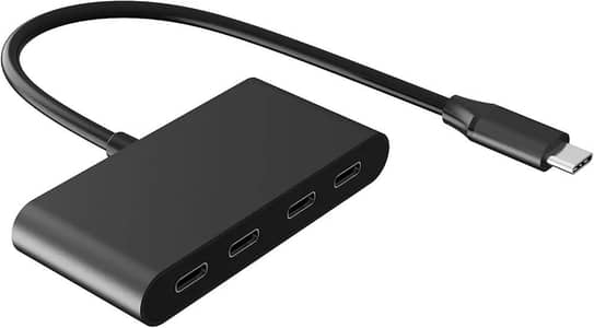 USB C to C female 4 Port hub fast Data transfer