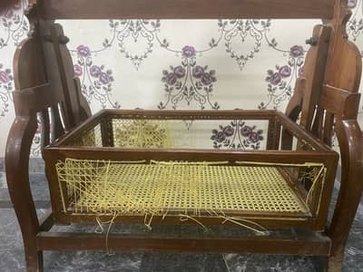 Jhola for sale solid wood condition 9/10