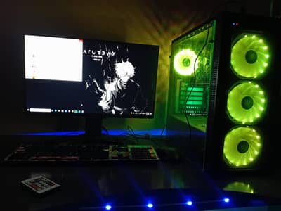 i5 4th generation Gaming PC Full 21 Inch Boderless LED, 8GB Ram