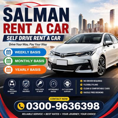 Rent a Car Available for Self Drive | rent a car Lahore | car rental