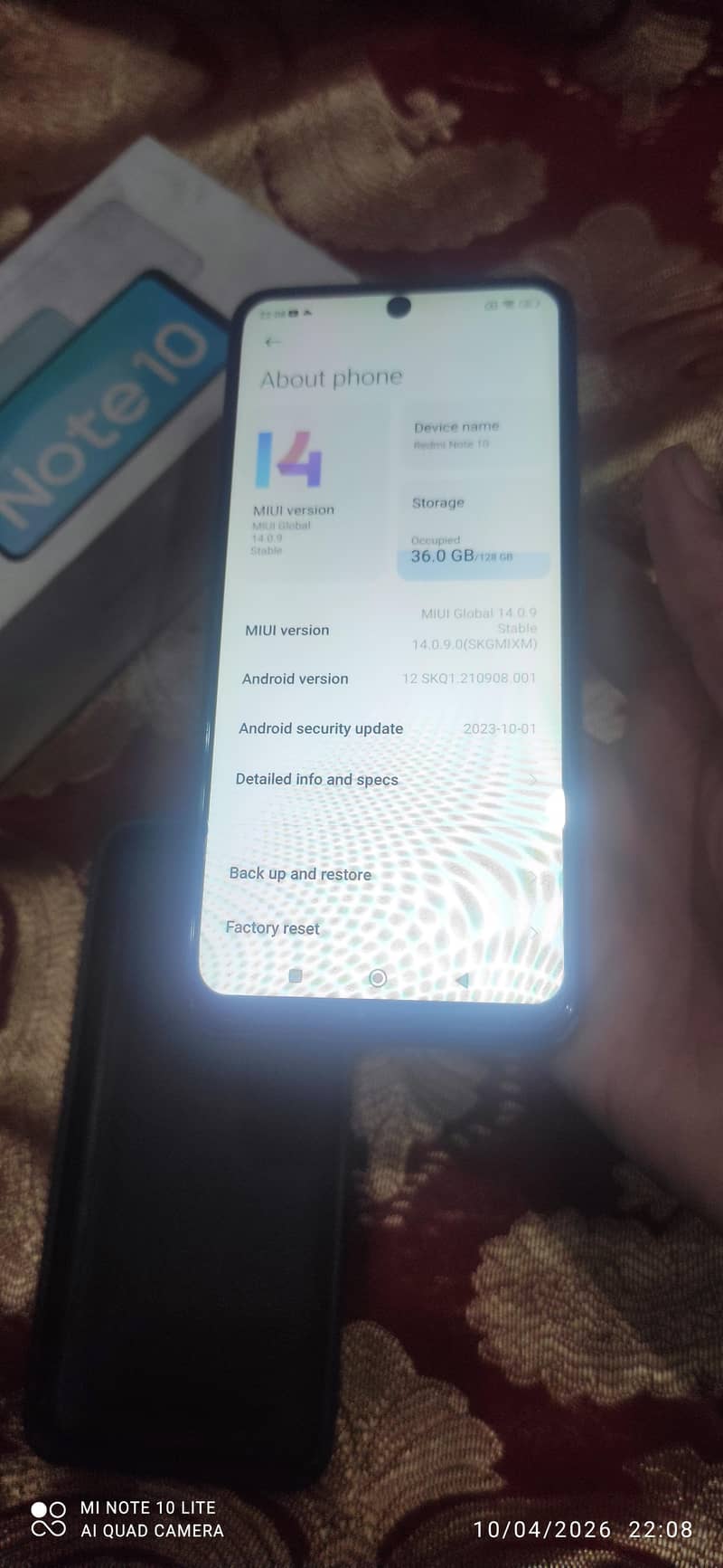 Redmi note 10 5