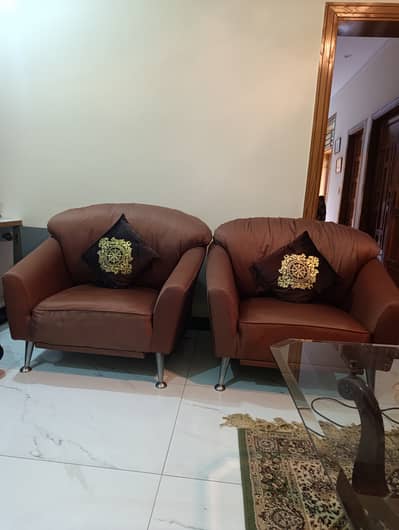 5 seater sofa set (used)