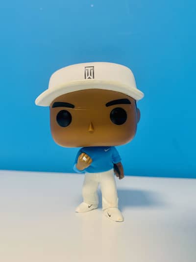 Funko POP! Golf: Tiger Woods-(Blue Shirt) #4 Collectable Vinyl Figure
