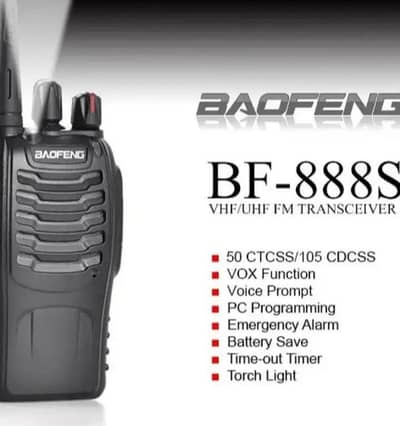 Baofeng 888S walkie talkies - Dual Band Radios 2pcs wireless Sets 2km