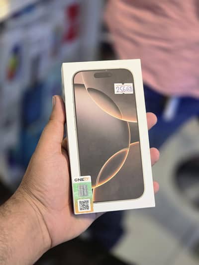 16 pro 256gb pta box pack