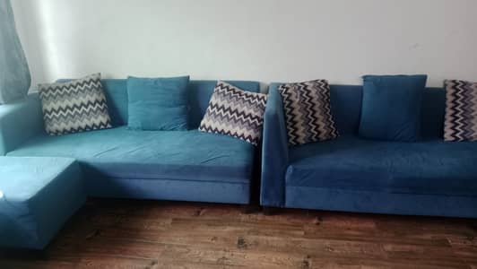 7 seater L shape sofa