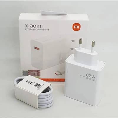 Mi 67 Watt original Fast Charger Redmi Models free delivery