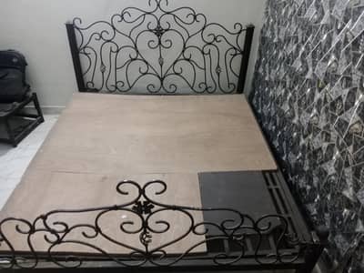 Iron double bed