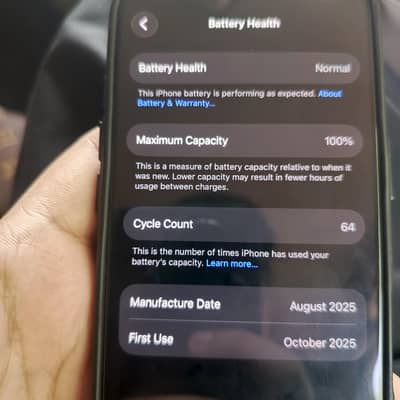 iphone 17 jv 256 100 helth