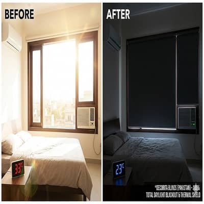 window blinds for sun light block | Motorized blind | Zebra Blind