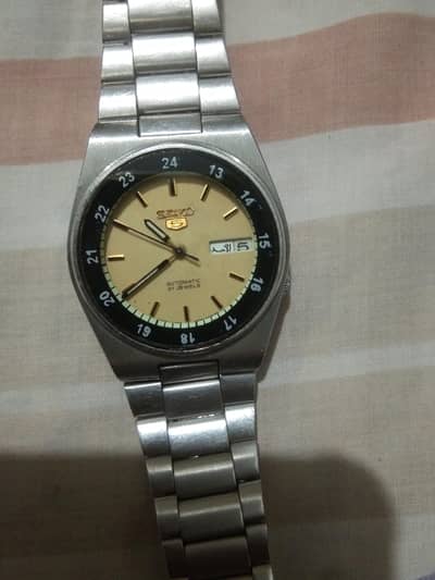 automatic seiko5  watch working condition