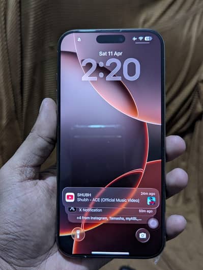 Iphone 16 pro max jv 256 gb Dessert titanium