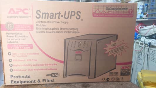 UPS 1000W APC 1500VA SUA1500I Box Pack With 1year Complete Warranty