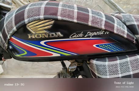 HONDA CD 70 2018 MODEL APPLIED