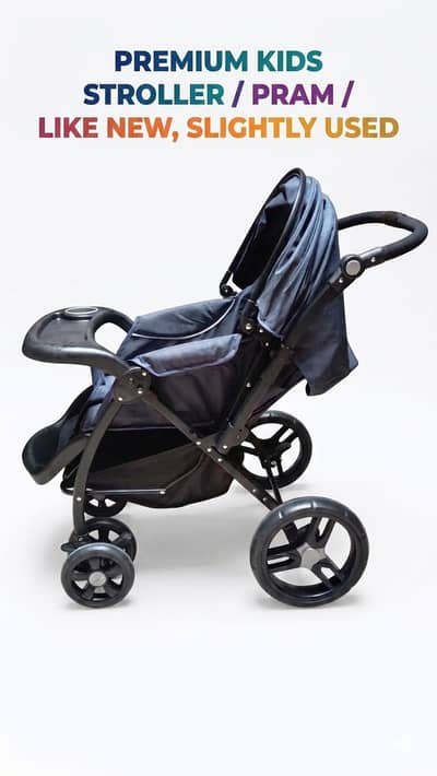 Imported Premium Kids Stroller / Pram - Like New (Slightly Used)