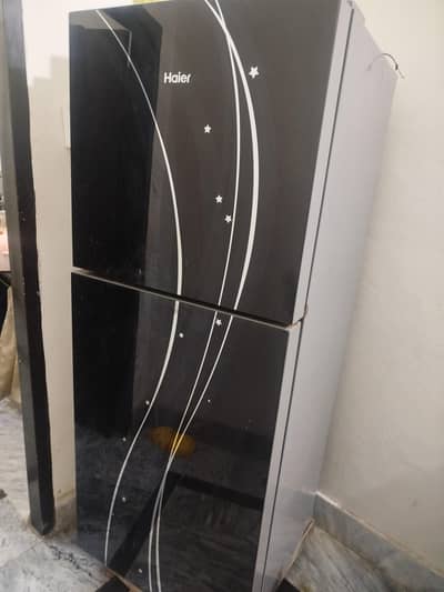 Haier Medium Size Glass Door Fridge Full Ok Working