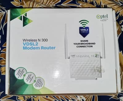 Full Box of Wireless N 300 Ptcl Internet Device