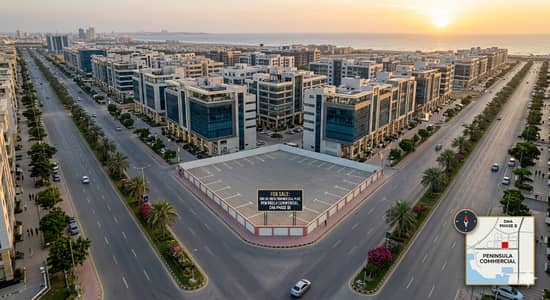 Prime Commercial Plot For Investment 200 Yds Peninsula Commercial