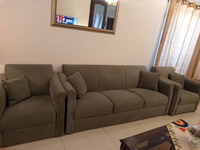 Sofa set and center tables