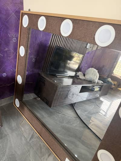 Big size vanity mirror with lights