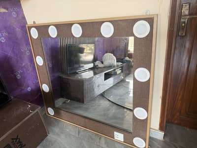 Big size vanity mirror with lights